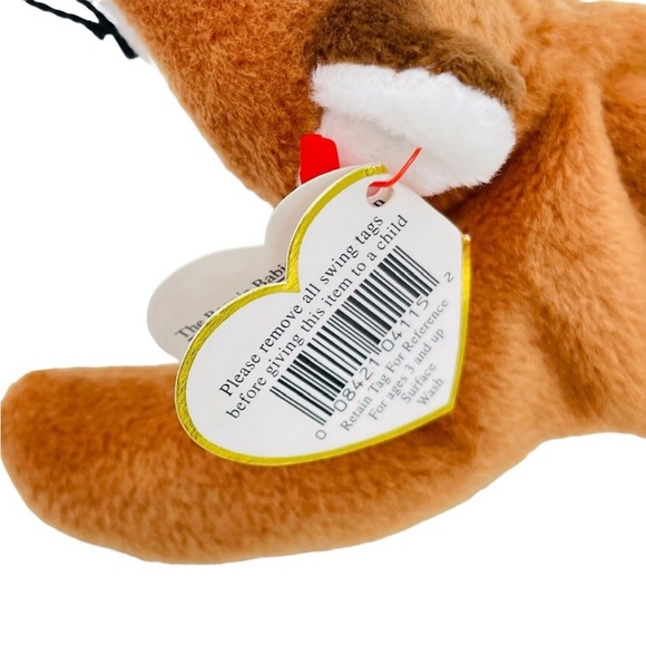 Ty Beanie Baby Sly the Fox PVC pellets - Picture 11 of 16